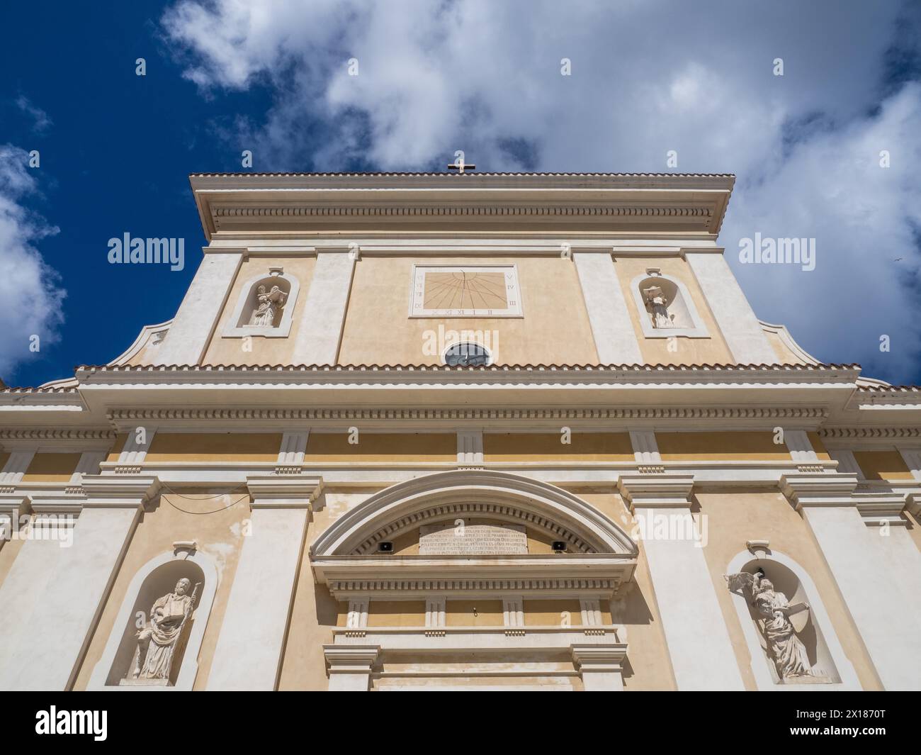 Church of Santa Maria Maddalena, detail of the facade, Maddalena ...