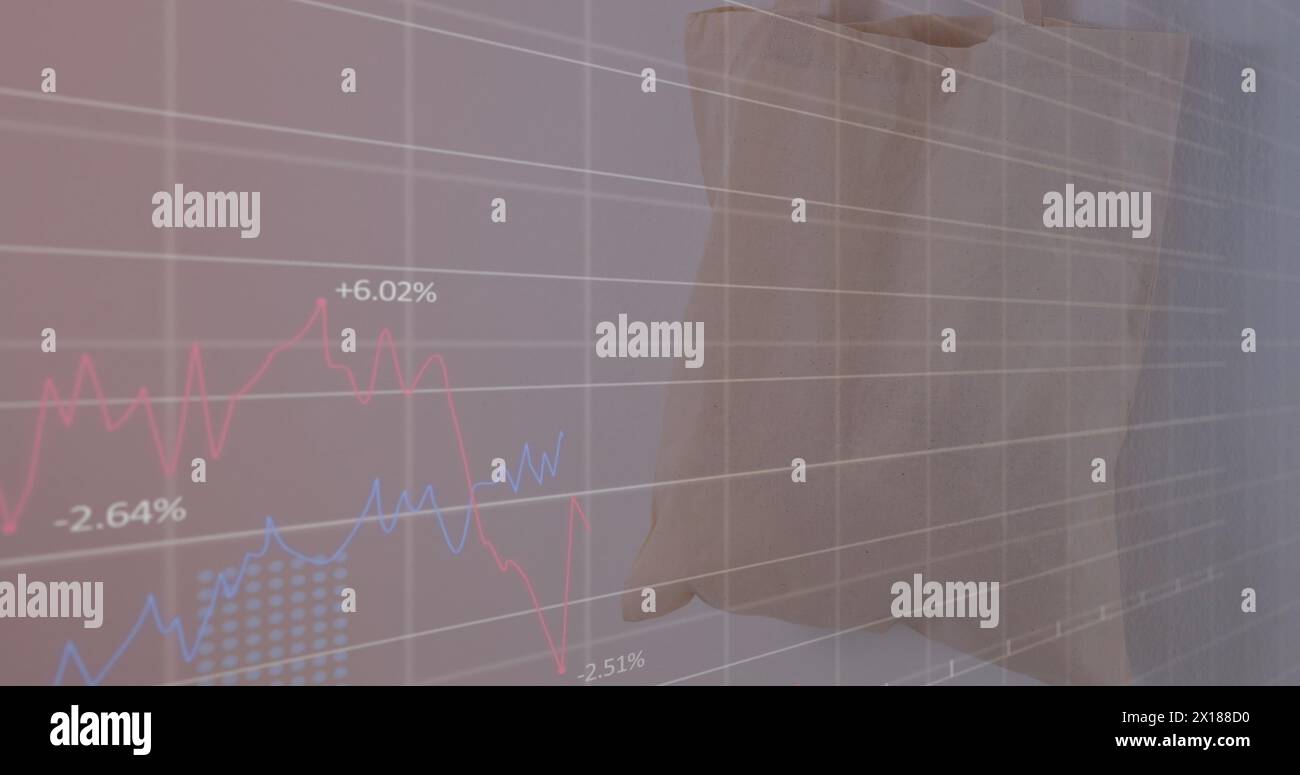 Animation graphs over shopping in hi-res stock photography and images ...