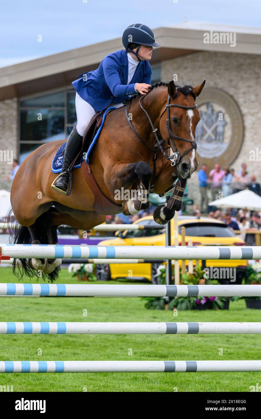 The Royal Highland Show show jumping Stock Photo
