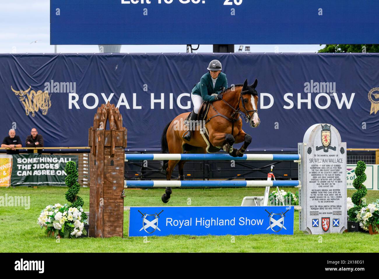 The Royal Highland Show show jumping Stock Photo