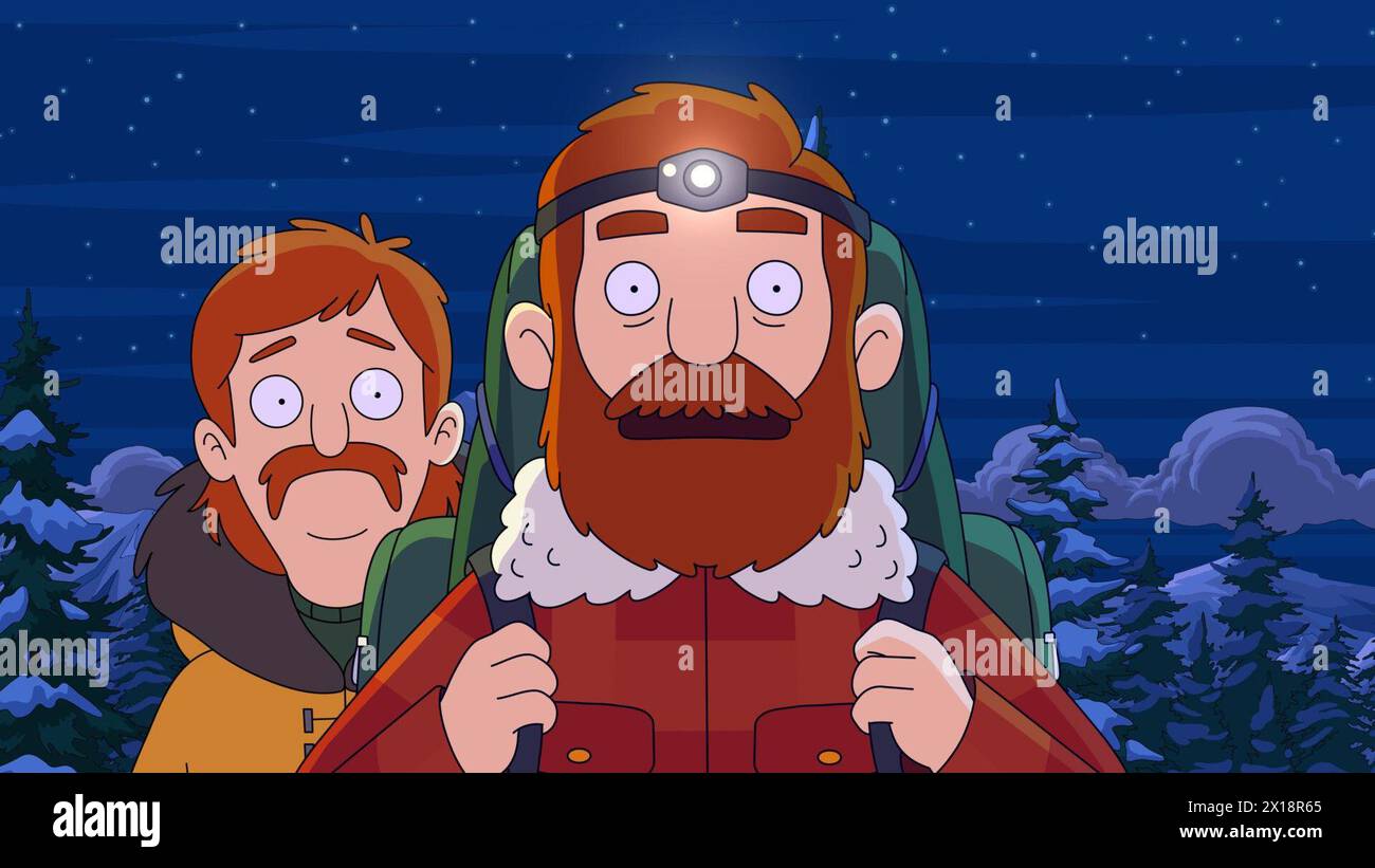 THE GREAT NORTH, from left: Wolf Tobin (voice: Will Forte), Beef Tobin ...