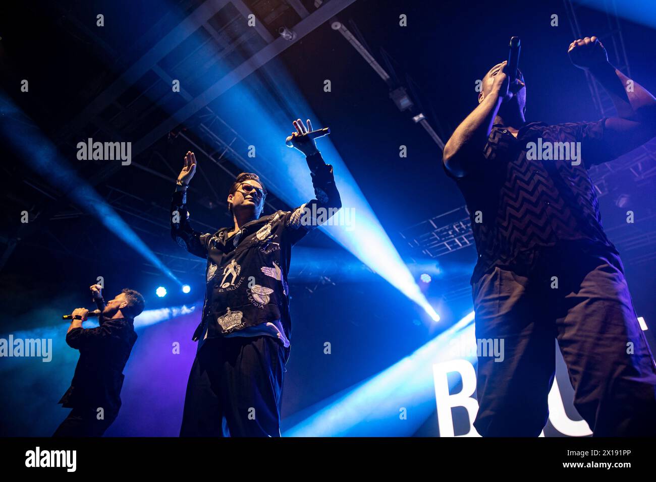 Blue live concert at Fabrique, Milan, Italy 15 April 2024 - The Greatest Hits Tour © Giorgia De Dato Stock Photo