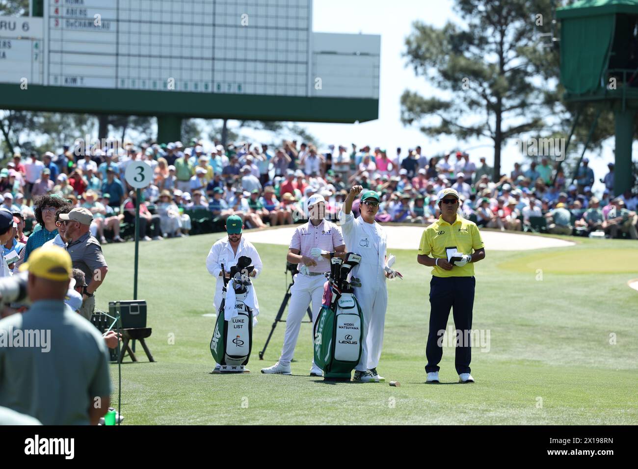 United States' Luke List on the 3rd hole during the day 4 of the 2024 ...
