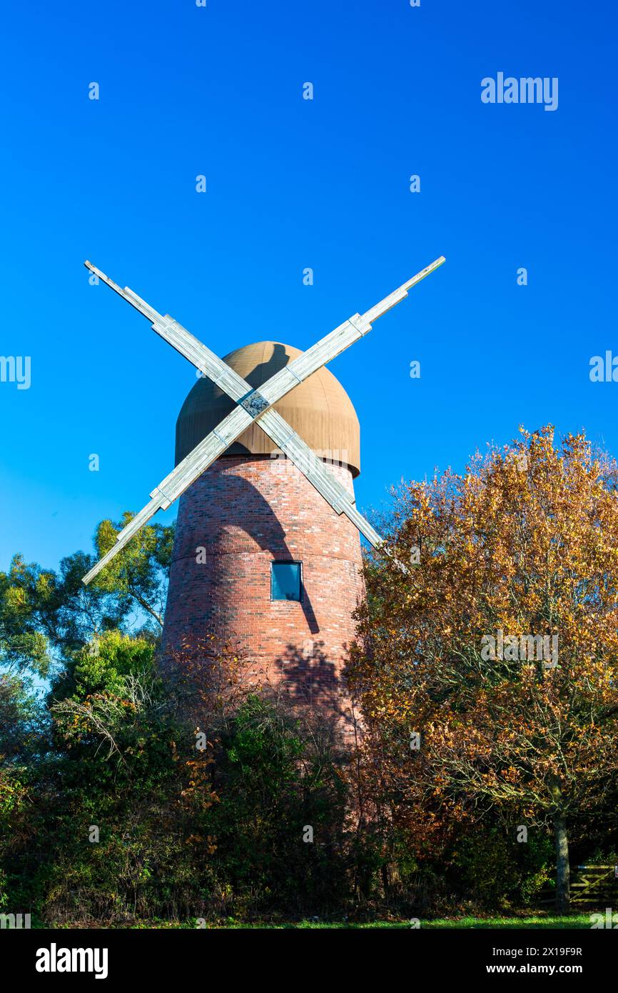 Replica windmill at Windmill Hill, Ashill nr Taunton Stock