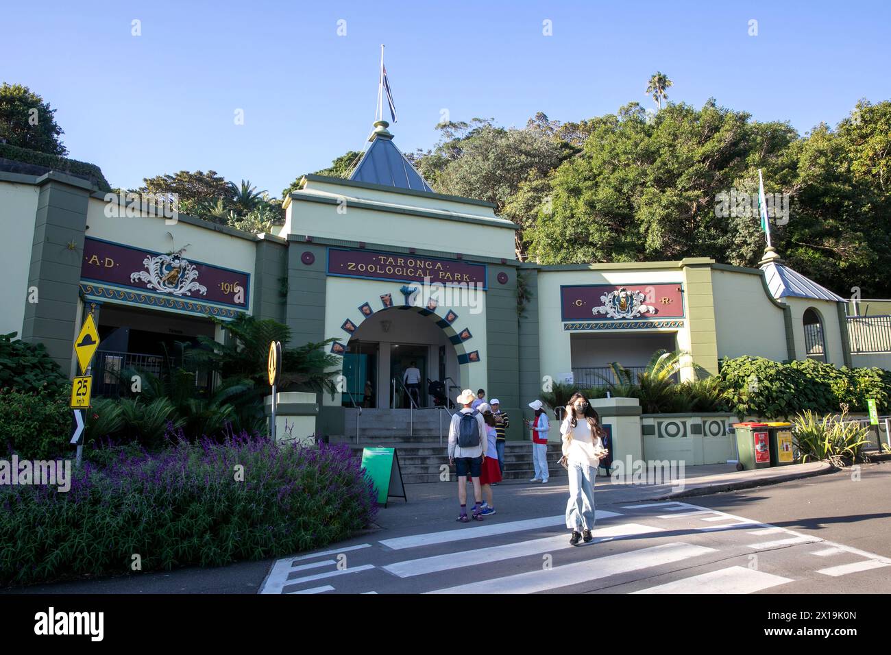 Taronga Zoo and zoological park in Mosman, Sydney, Australia, pictured