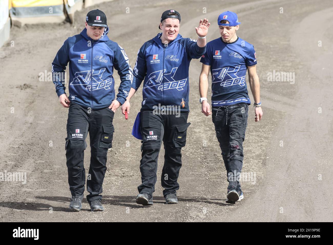 04.01.2024 Opole, Poland, Speedway (zuzel) - Golden Helmet (Reall Final Turnieju o Zloty Kask -) op: Bartlomiej Kowalski track walk Stock Photo