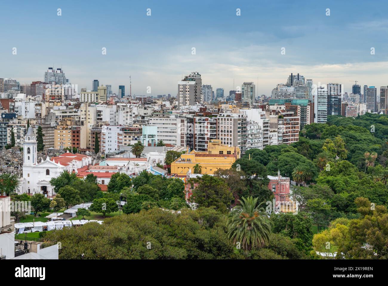 Buenos Aires Recoleta city district, Argentina. Stock Photo