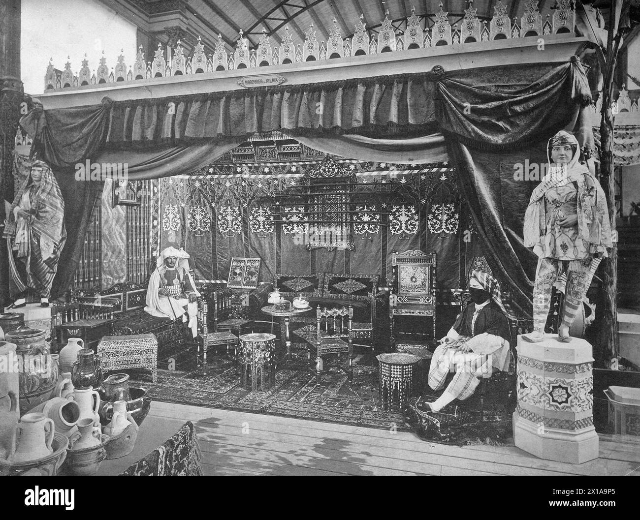 Vienna, world exposition 1873, Ottoman living-room, 1873 - 18730101 PD0111 - Rechteinfo: Rights Managed (RM) Stock Photo
