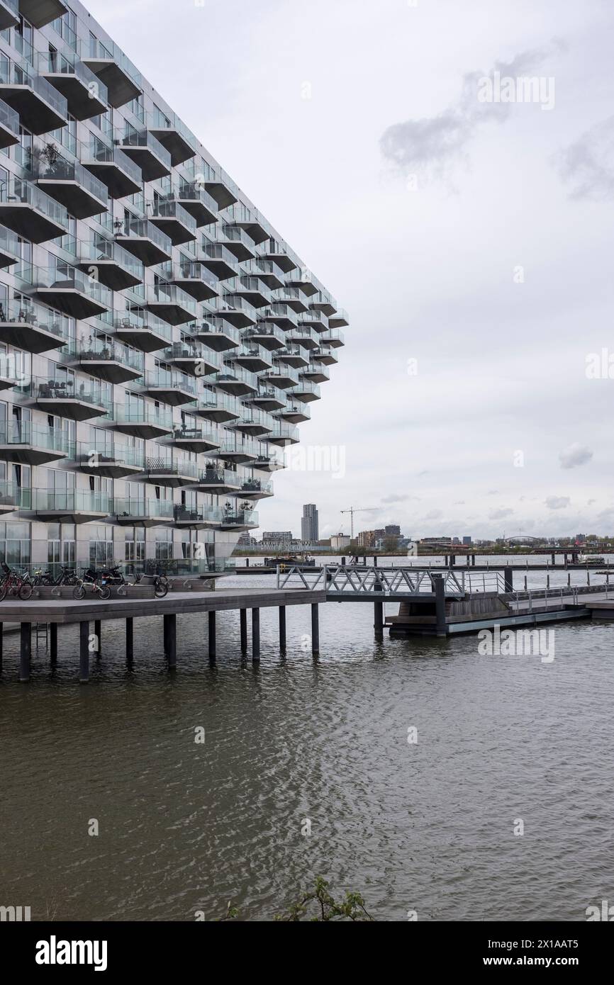 A view of the Sluishuis condos in Ijburg, Amsterdam, the Netherlands Stock Photo Alamy