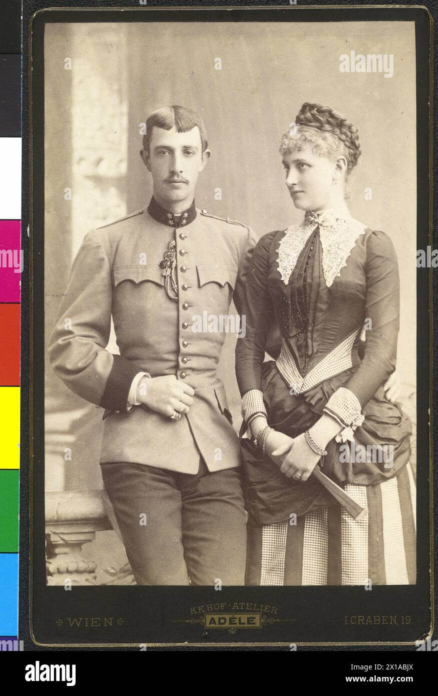 Archduke Otto and Mary Josefa of Saxony, 1886 - 18860101 PD0240 - Rechteinfo: Rights Managed (RM) Stock Photo