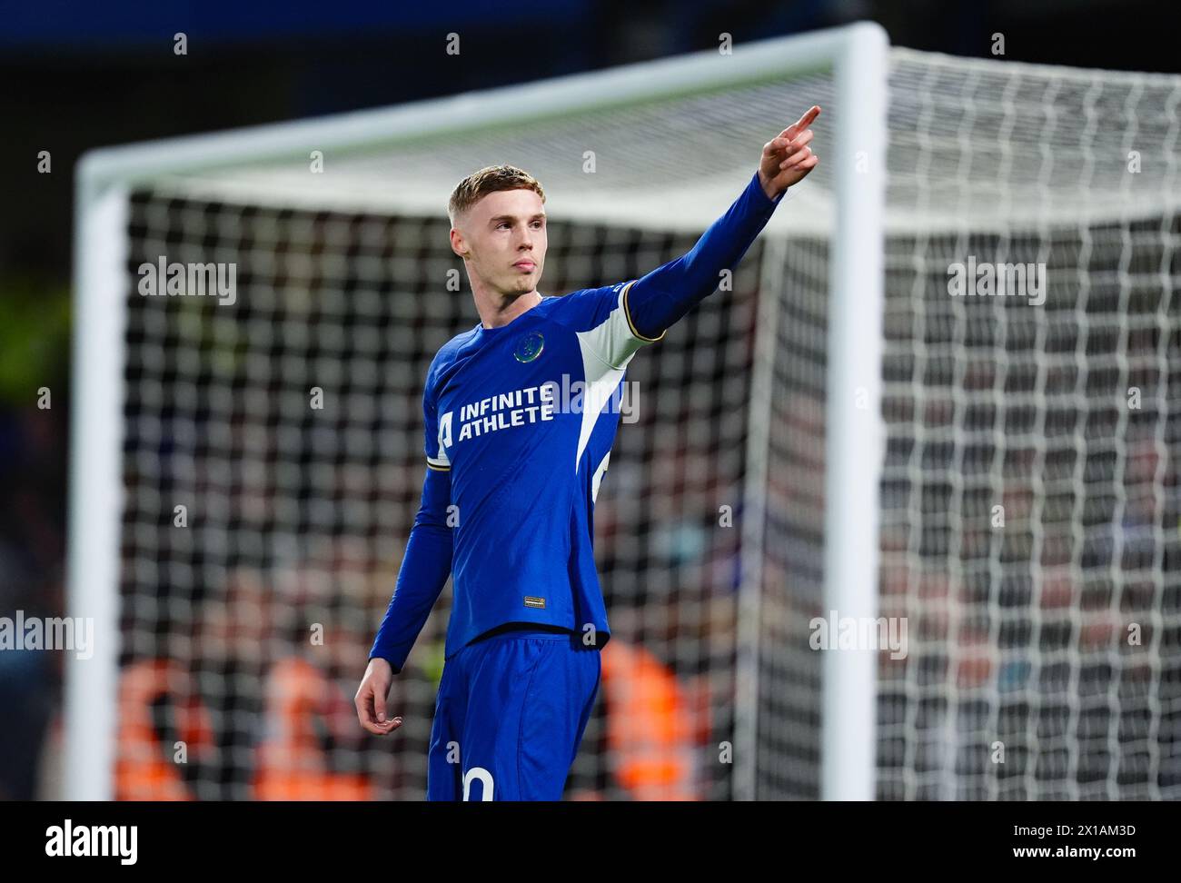 File photo dated 15-04-2024 of Chelsea's Cole Palmer celebrates scoring ...