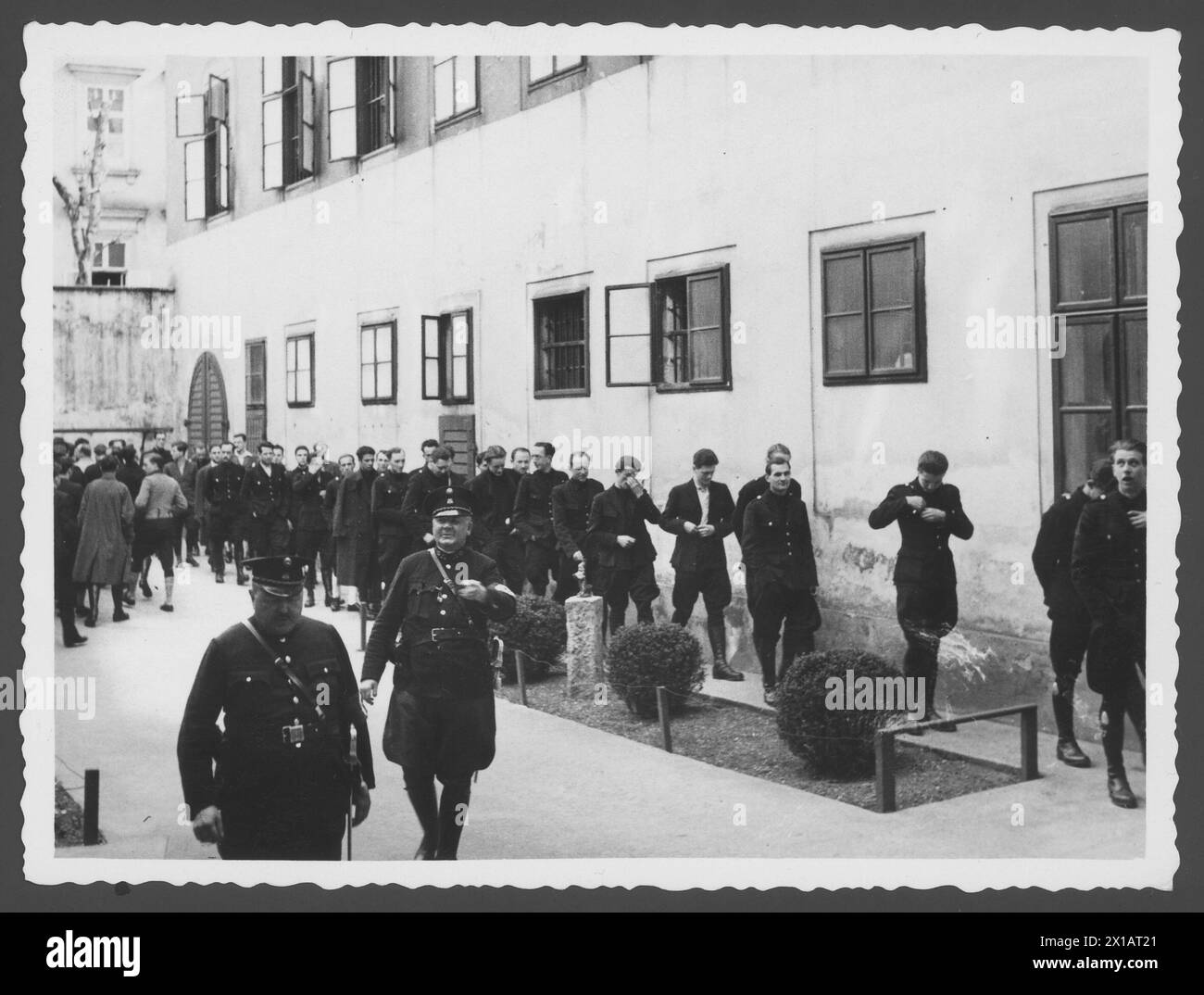 The Anschluss (Austrian Annexation) 1938, first person arrests in the ...