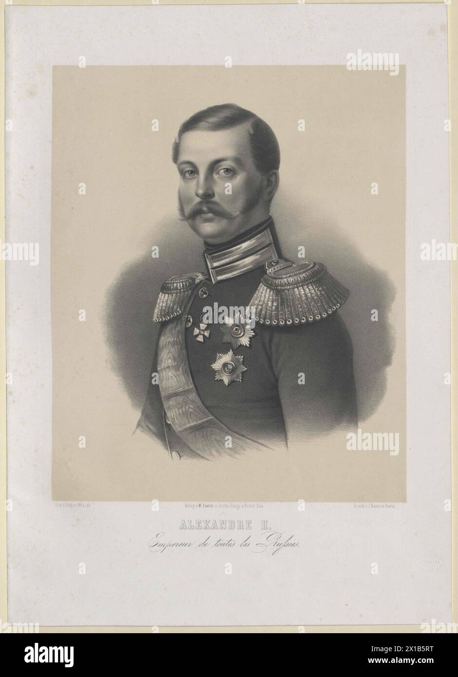Alexander II, Emperor of Russia, reign 1855-1881, - 19830422 PD118850 ...