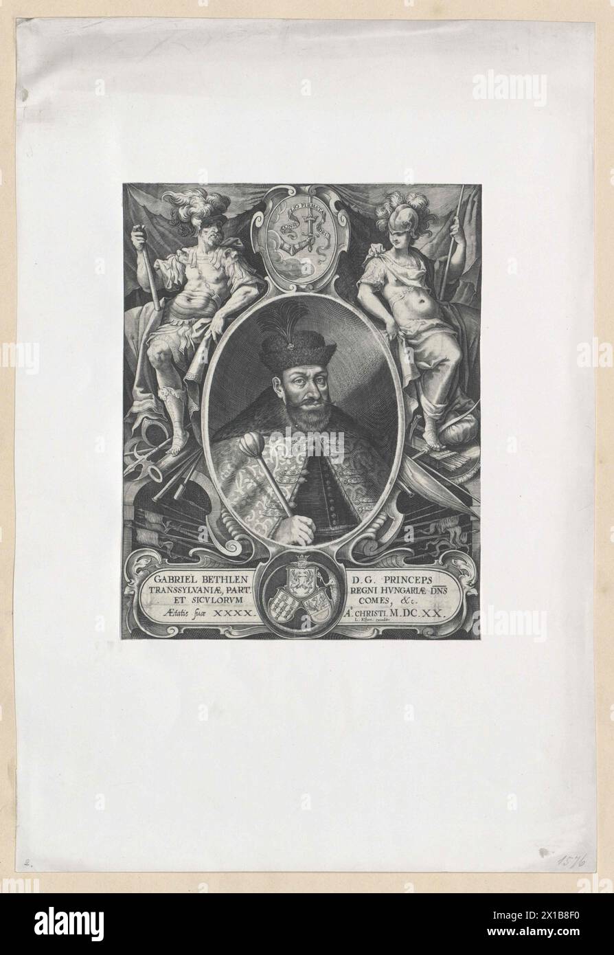 Bethlen von Iktar, Gabriel, Count of Transsylvania 1613-1629, King of Hungary 1620-1621, scholar, founder of the Bethlen institute in Weissenburg, - 19830422 PD140730 - Rechteinfo: Rights Managed (RM) Stock Photo