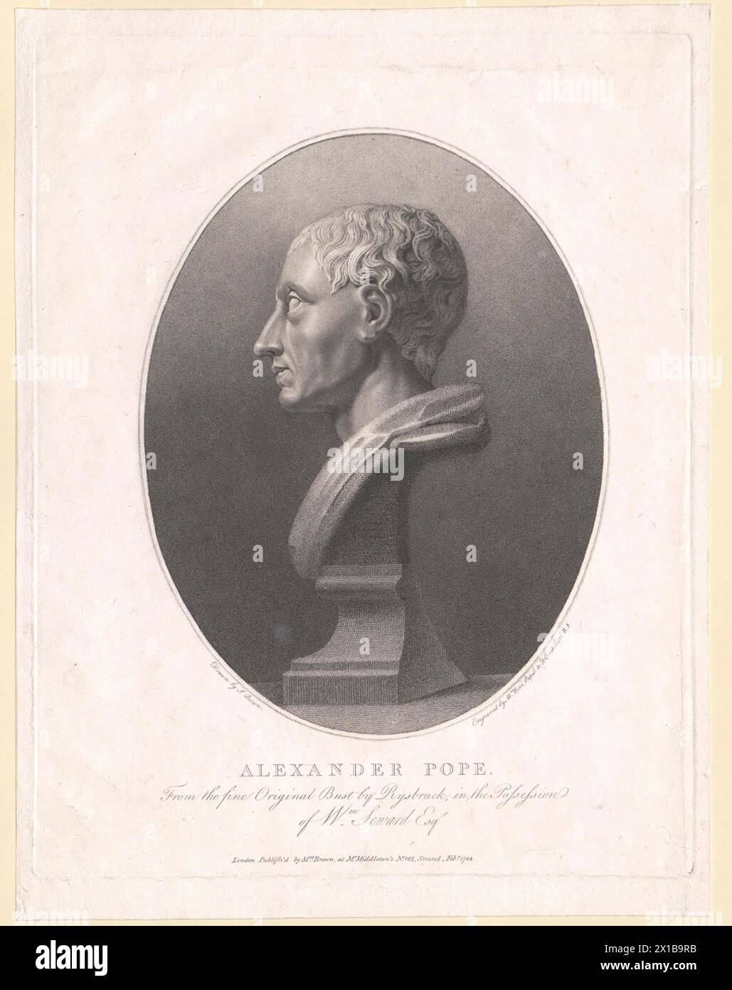 Alexander pope writer hi-res stock photography and images Alexander pope writer hi-res stock photography and images