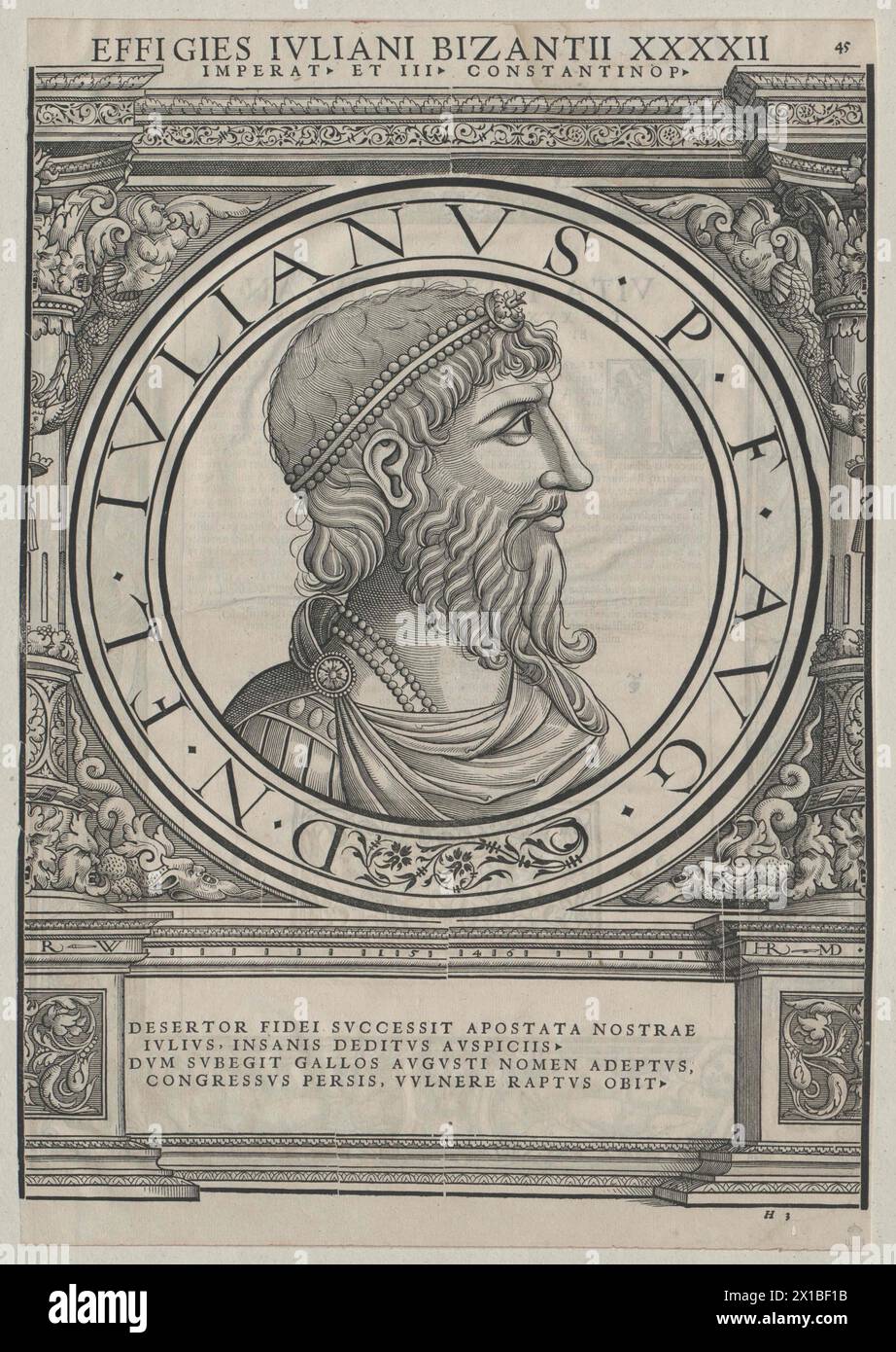 Julianus Apostata, Roman emperor, - 19830422 PD51365 - Rechteinfo: Rights Managed (RM) Stock Photo