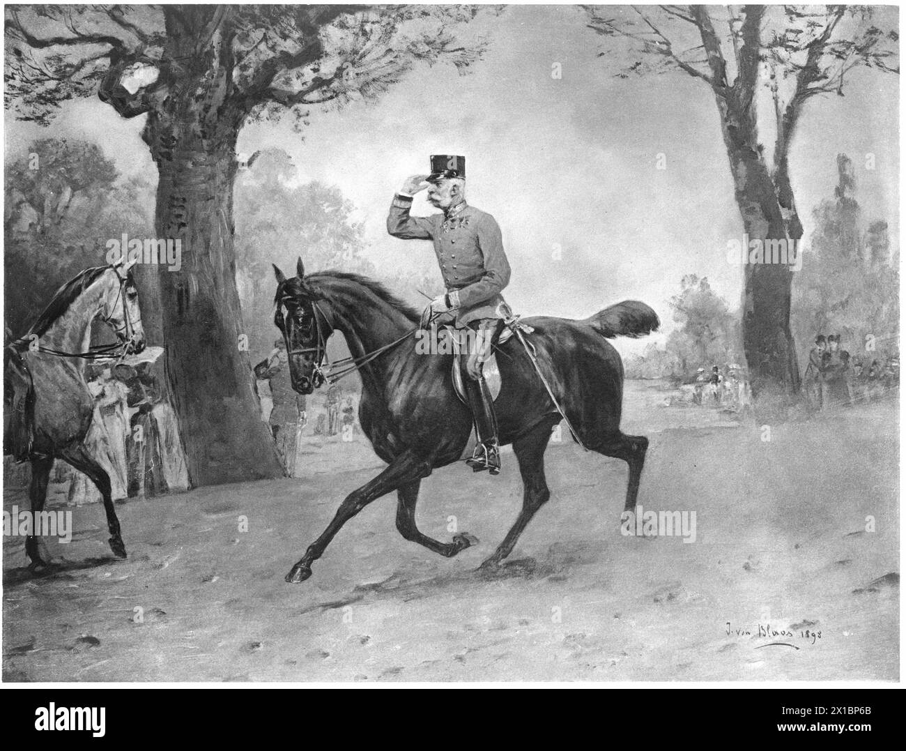 Franz Joseph I, Emperor of Austria, The Emperor on a pleasure ride in ...