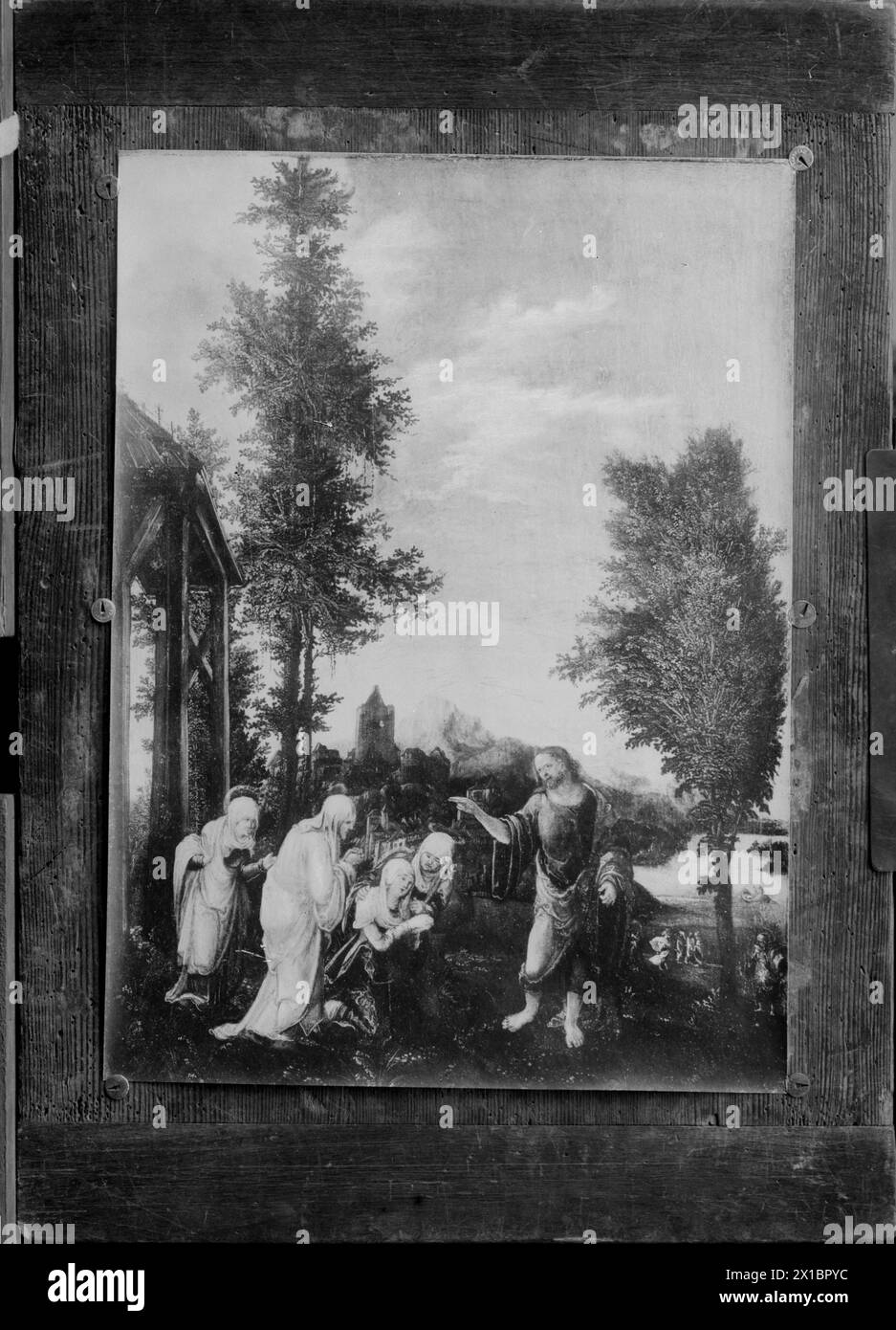 Huber, Wolf, Christi is leaving from Mary. panel, 1519, Vienna, art history museum (Gal. number 1753), - 19300101 PD22819 - Rechteinfo: Rights Managed (RM) Stock Photo