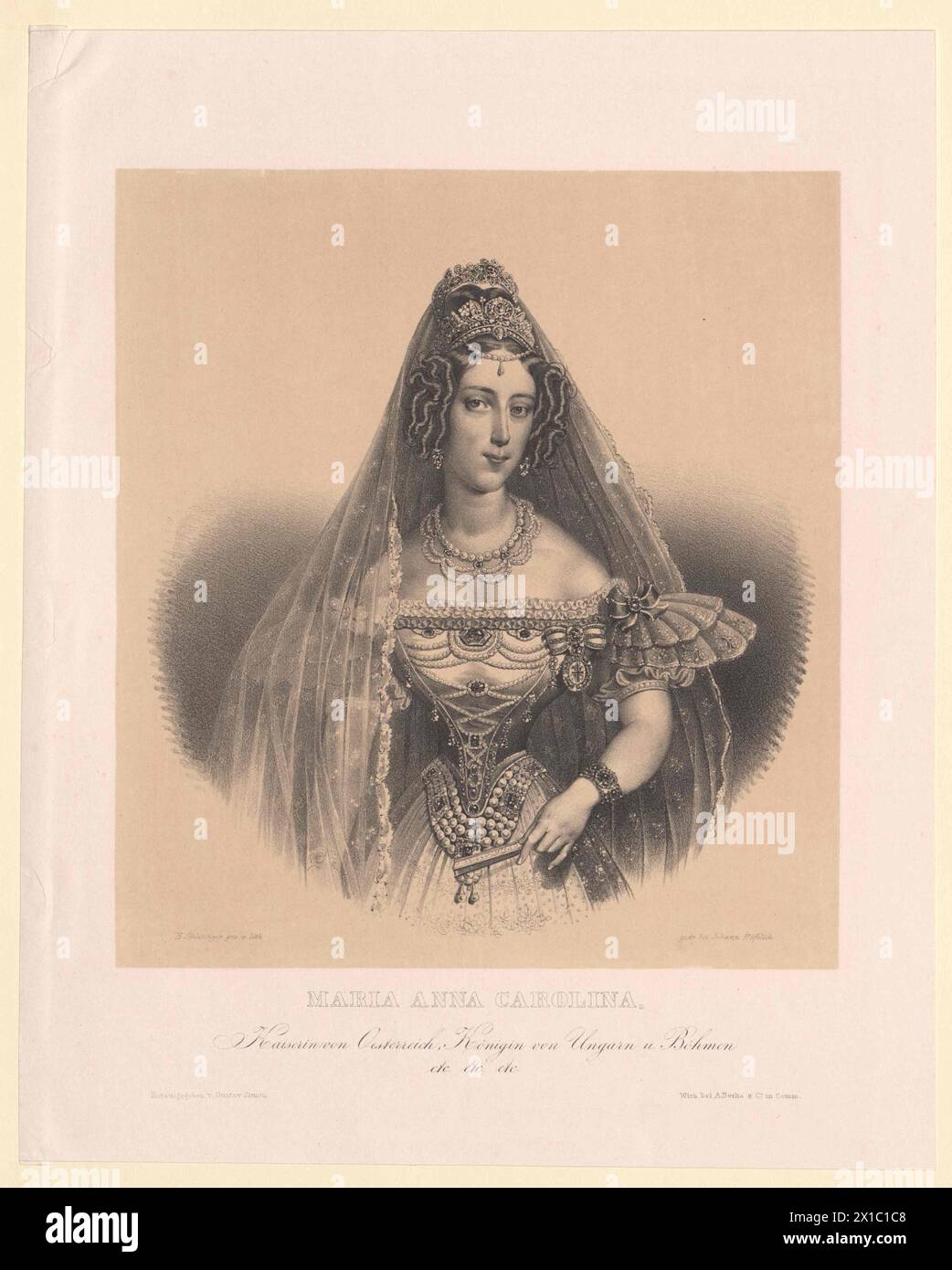 Maria Anna, princess of Savoyen-Sardinien, - 19830422 PD144535 - Rechteinfo: Rights Managed (RM) Stock Photo
