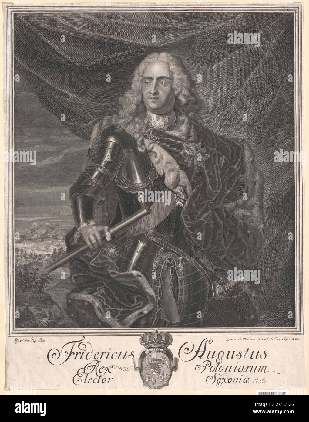 Frederick August I, Elector of Saxony, - 19830422 PD14673 - Rechteinfo: Rights Managed (RM) Stock Photo