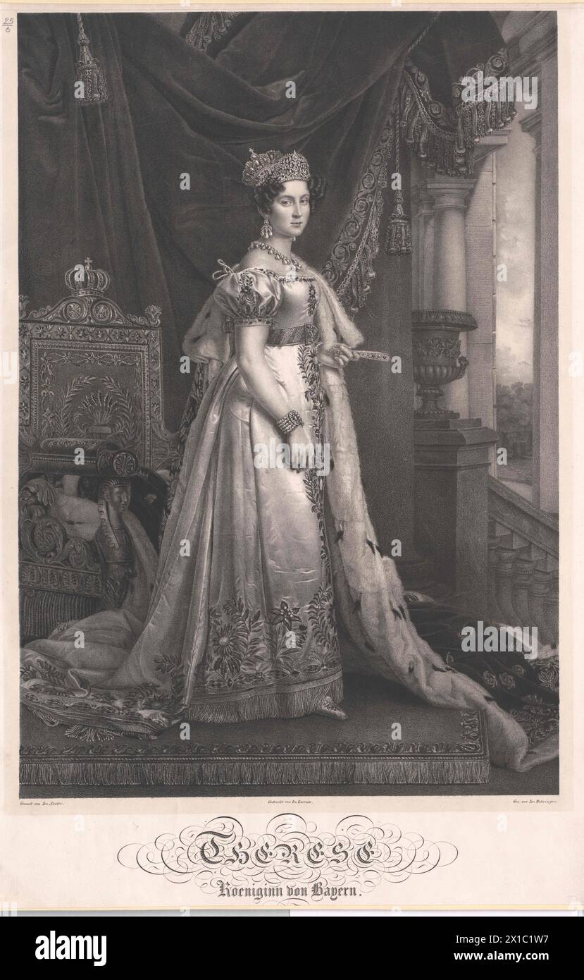 Therese, princess of Saxe-Hildburghausen, - 19830422 PD14806 - Rechteinfo: Rights Managed (RM) Stock Photo