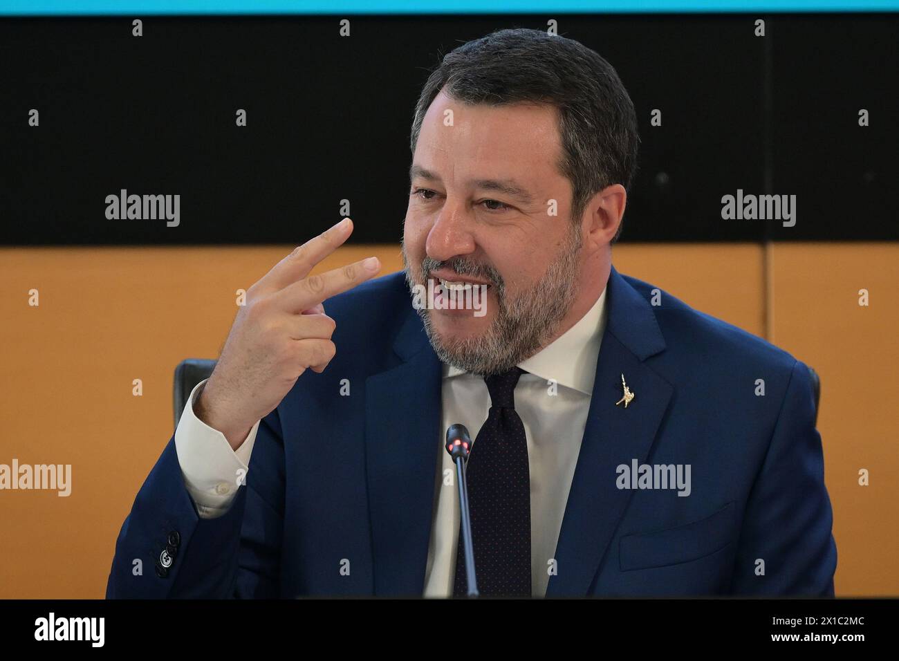 Matteo Salvini during Presentation of the 