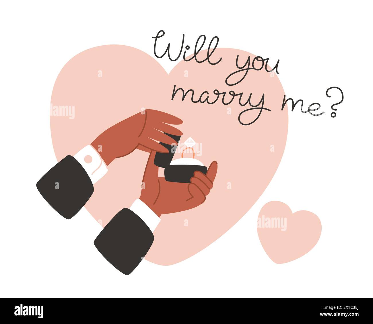 Person holding ring in Stock Vector Images - Alamy