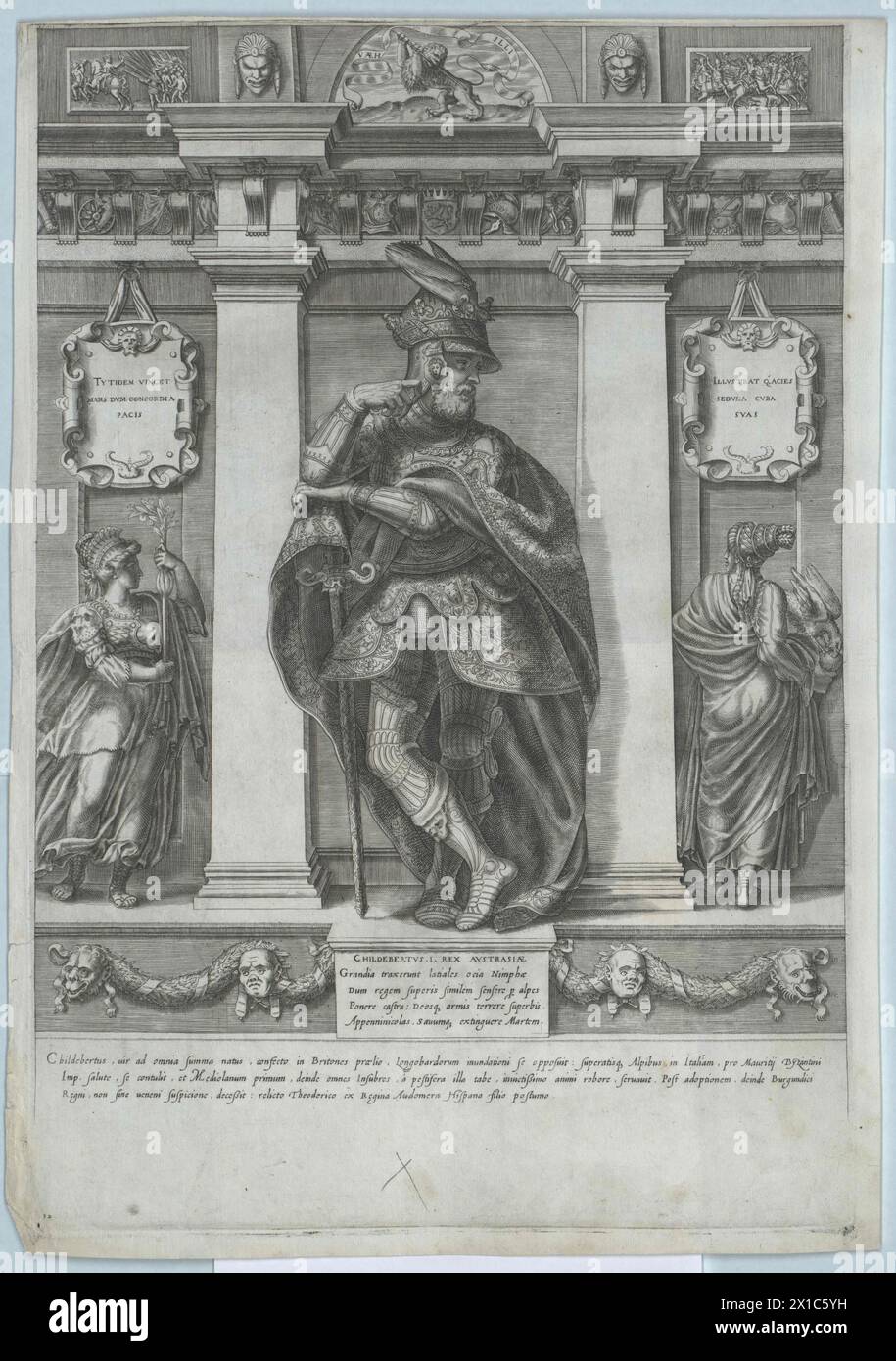 Childebert I, King of the Franks, - 19830422 PD46885 - Rechteinfo ...