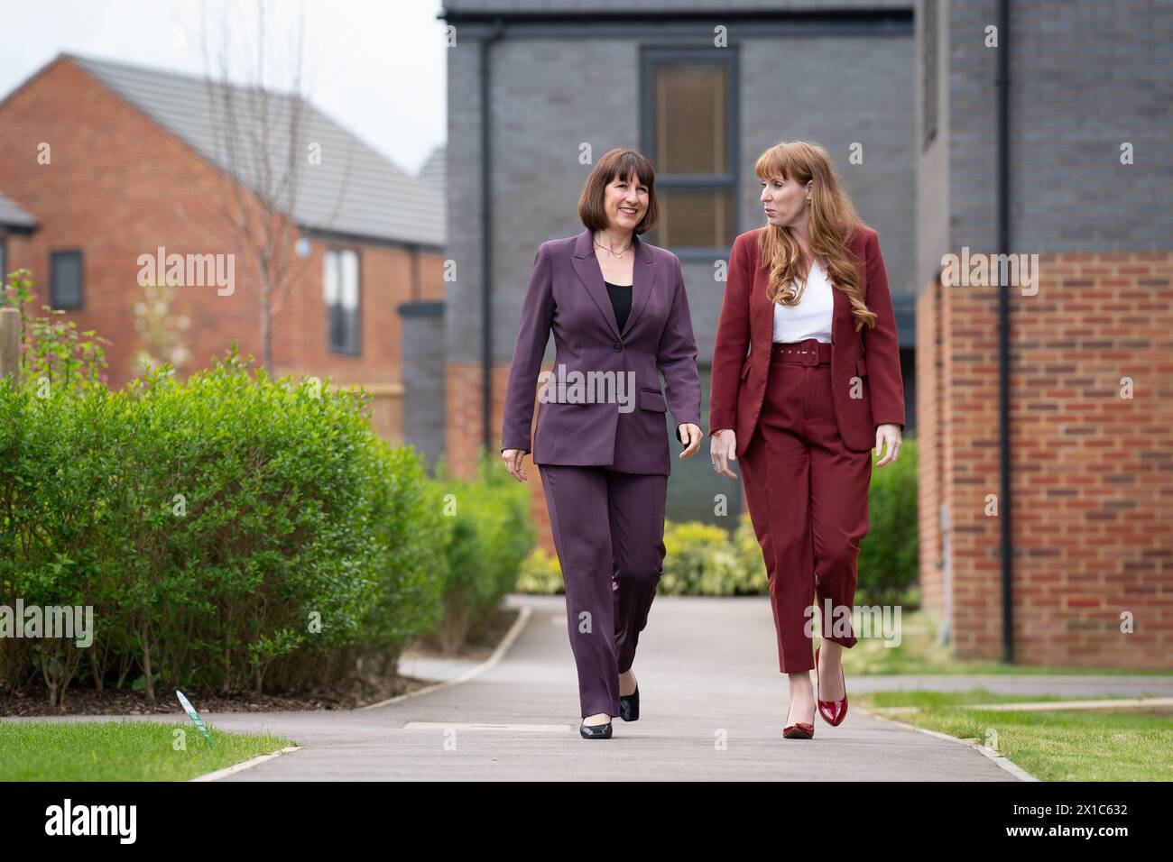 Shadow chancellor Rachel Reeves (left) and Deputy Labour leader Angela