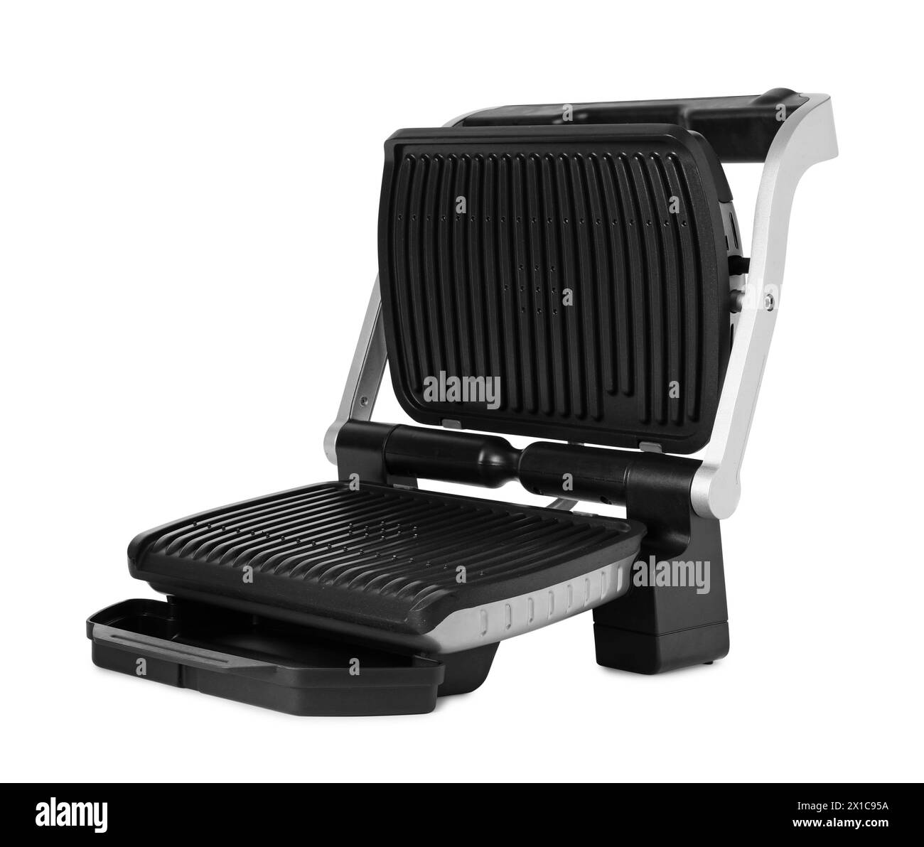 Electric grill isolated on white. Cooking appliance Stock Photo Alamy