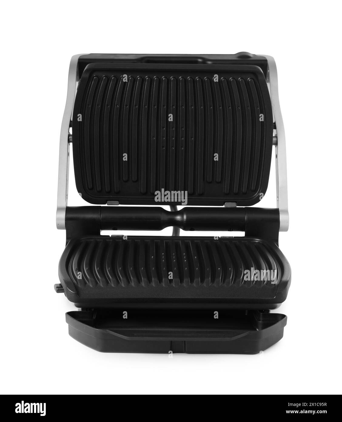 Electric grill isolated on white. Cooking appliance Stock Photo Alamy