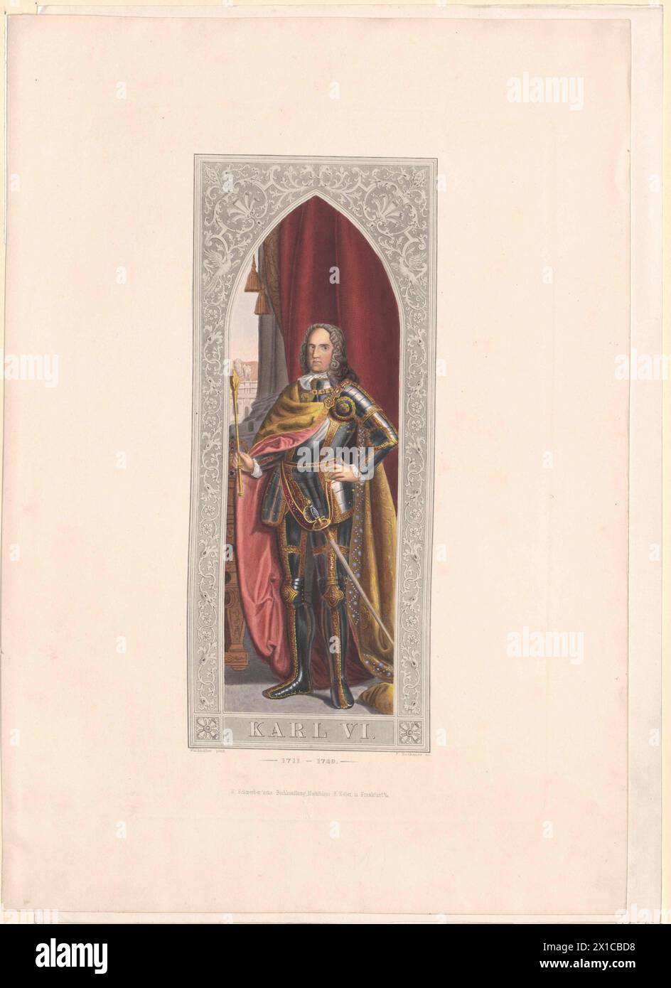 Charles VI, Holy Roman Emperor, - 19830422 PD76122 - Rechteinfo: Rights Managed (RM) Stock Photo