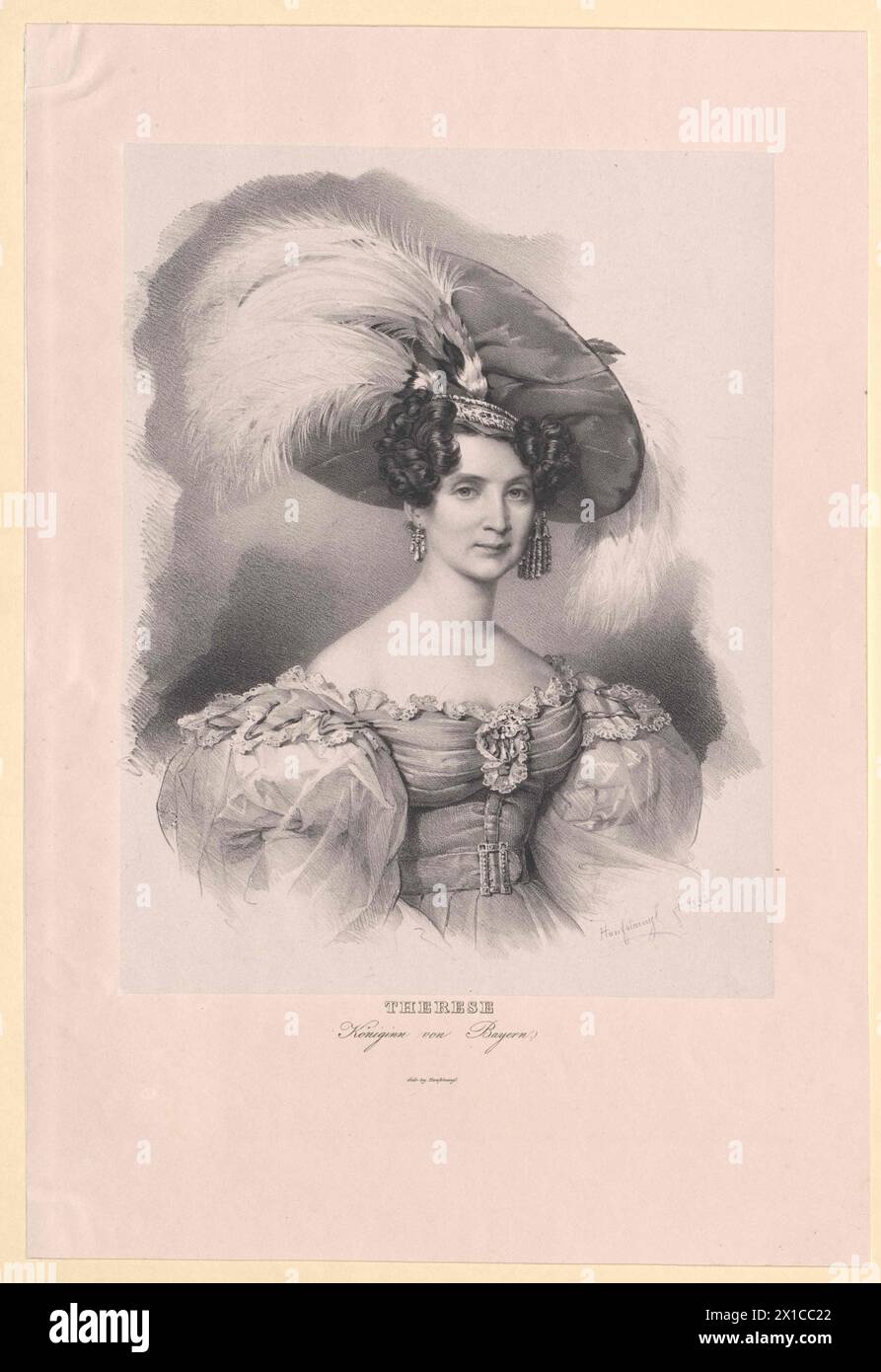 Therese, princess of Saxe-Hildburghausen (1792-1854), - 19830422 PD81343 - Rechteinfo: Rights Managed (RM) Stock Photo