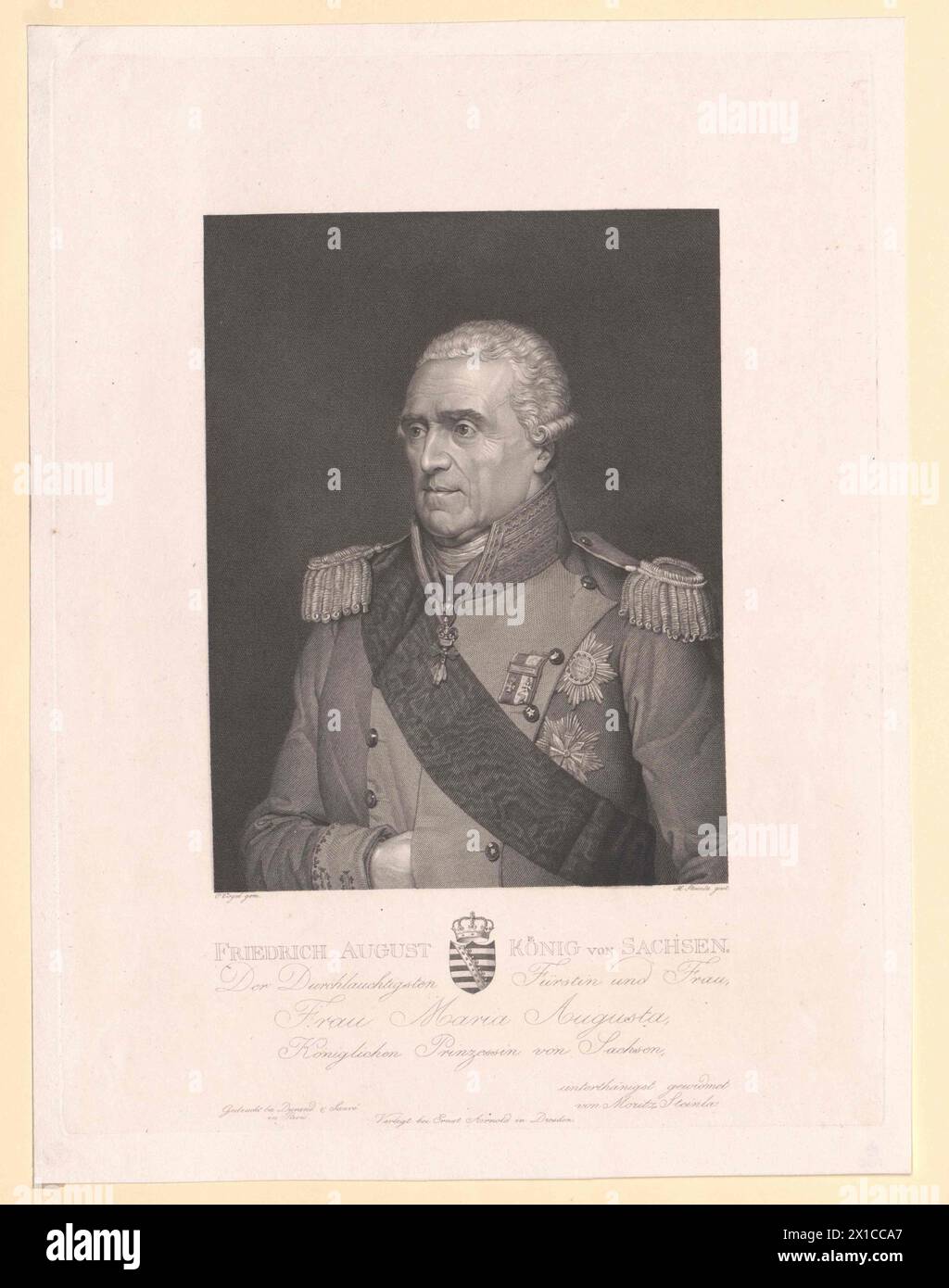 Frederick August I, King of Saxony, - 19830422 PD84266 - Rechteinfo: Rights Managed (RM) Stock Photo