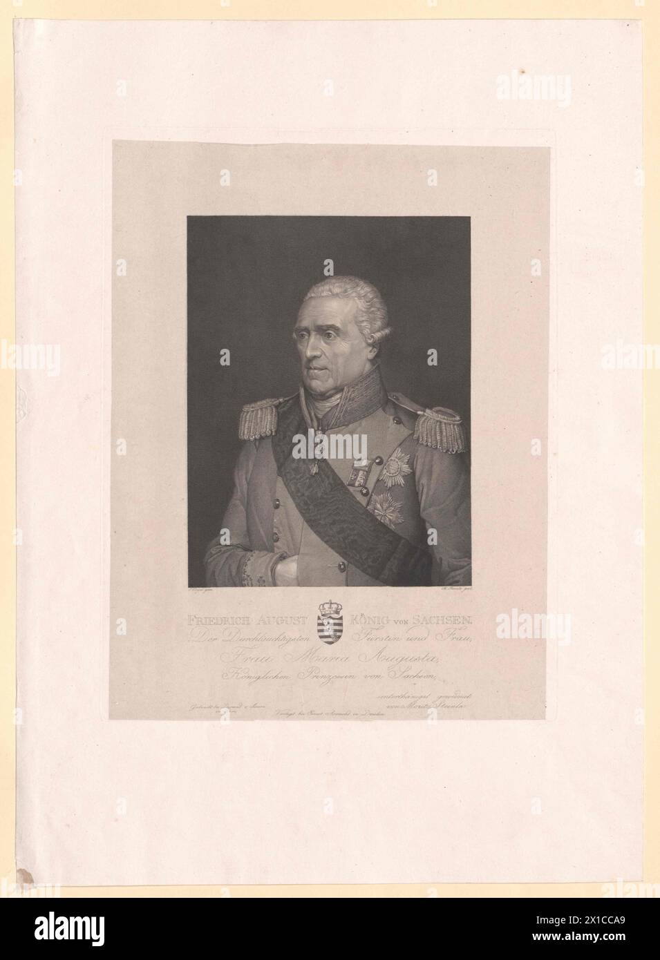 Frederick August I, King of Saxony, - 19830422 PD84270 - Rechteinfo: Rights Managed (RM) Stock Photo