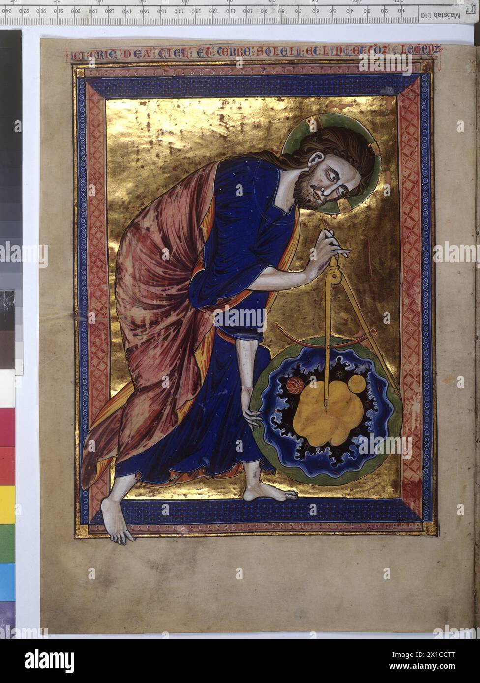 La Création. Bible moralisée Codex Vindobonensis 2554, ca 1250