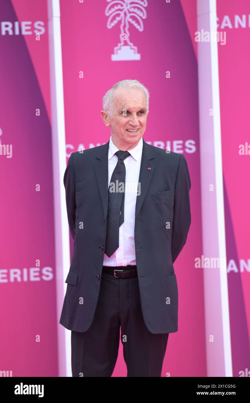 The Opening Ceremony of the 7th Canneseries International Festival on April 05, 2024 in Cannes, France. Stock Photo