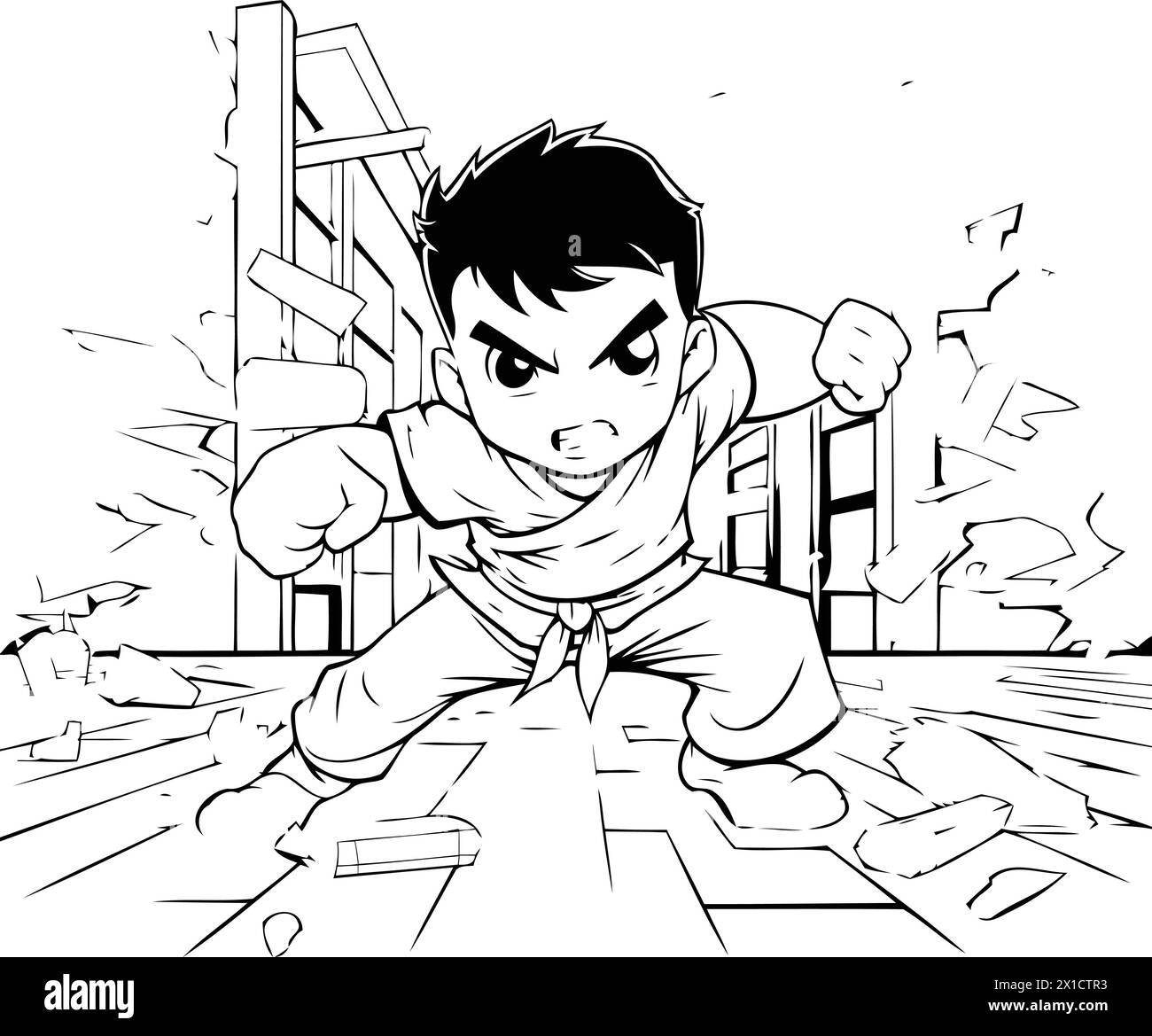 Kung fu vector vectors Black and White Stock Photos & Images - Alamy