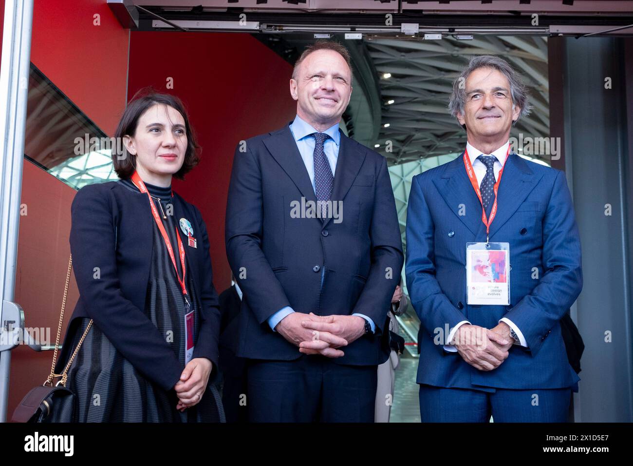 Milano, Italia. 16th Apr, 2024. Rho fiera Milano. Inaugurazione del