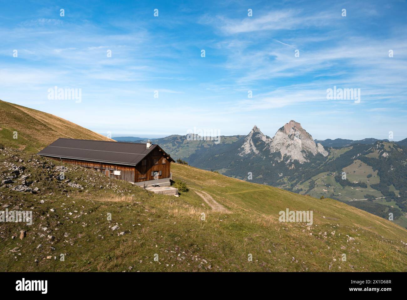 Swiss alps aerial hi-res stock photography and images - Alamy