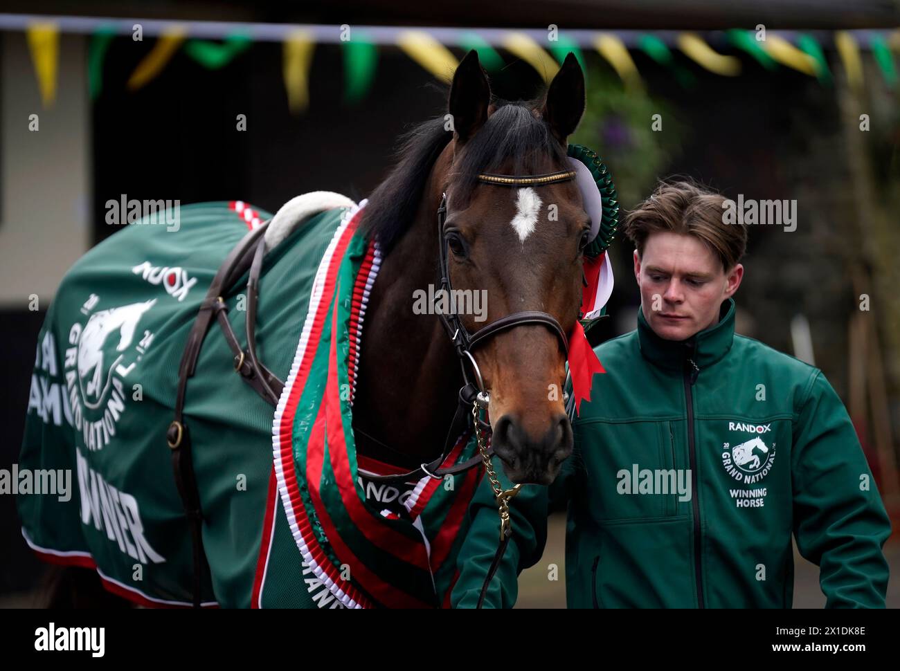2025 Randox Grand National winner I Am Maximus with groom Steven Cahill