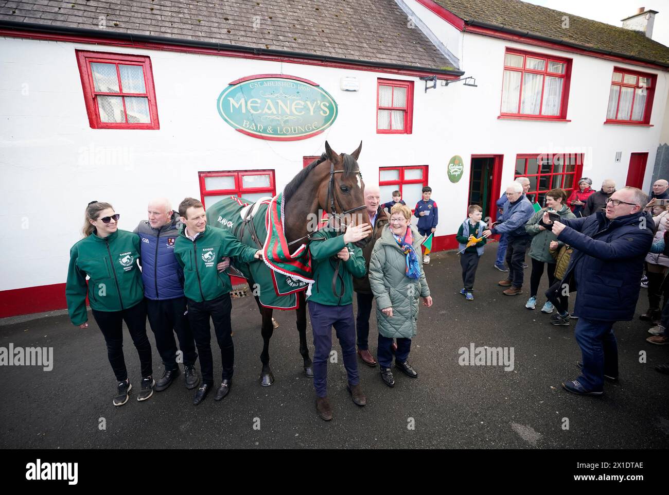 2024 Randox Grand National winner I Am Maximus and connections outside