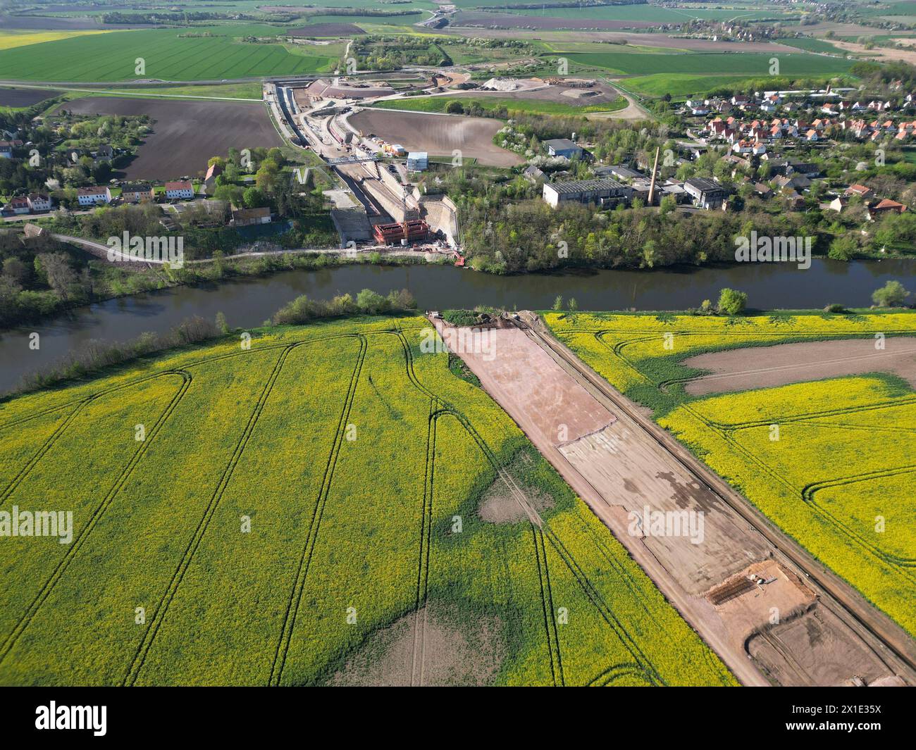 11.04.2024 Sachsen Anhalt Sachsen-Anhalt Luftbild Luftaufnahme Ansicht ...