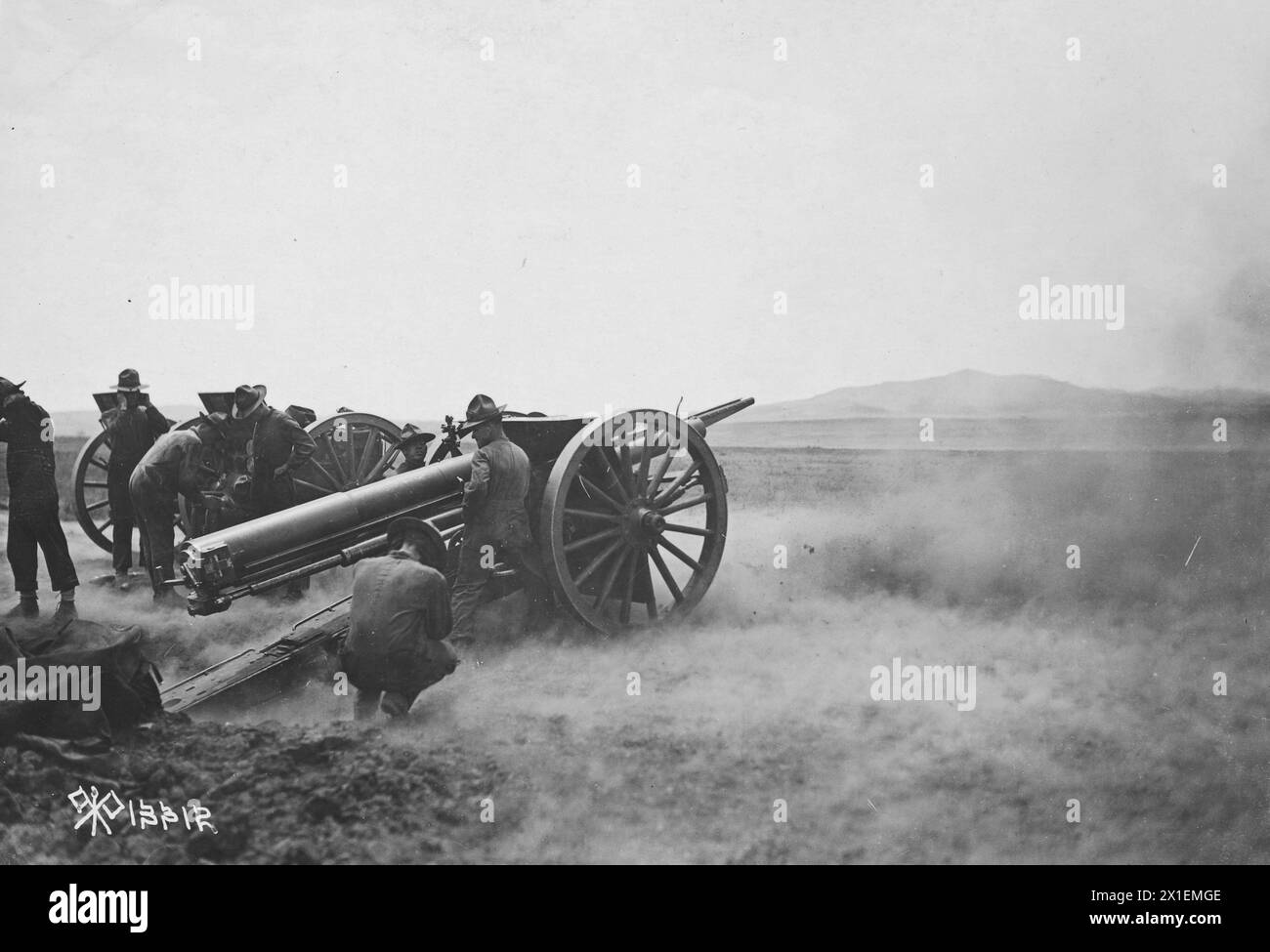 School of Fire for field artillery, Fort Sill Oklahoma; The 4.7" guns