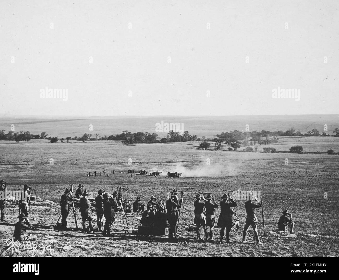 Original Caption School Of Fire For Field Artillery At Fort Sill