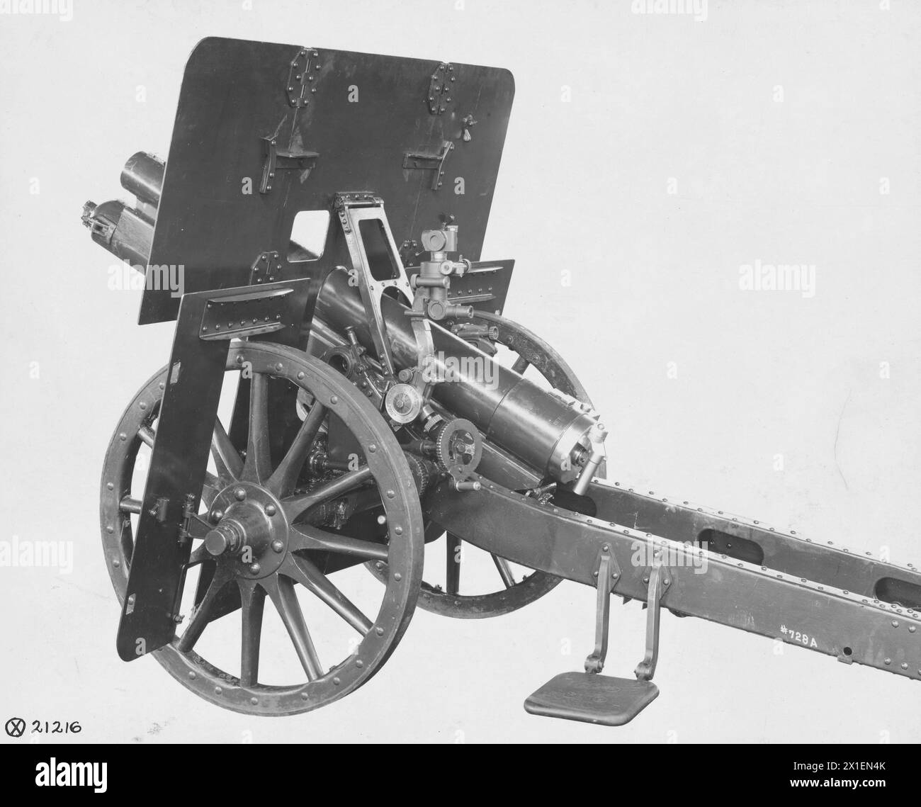 A 3' mountain gun model of 1917 by the Bethlehem Steel Company ca. 1918 Stock Photo