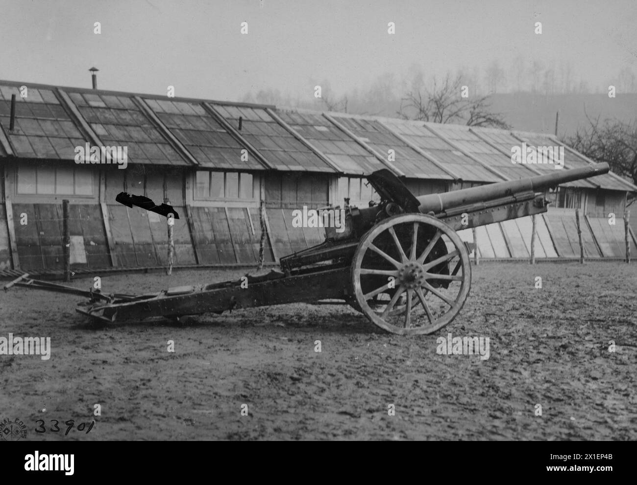 World War I Photos: Close up of 105mm big gun ca. 1918 Stock Photo - Alamy