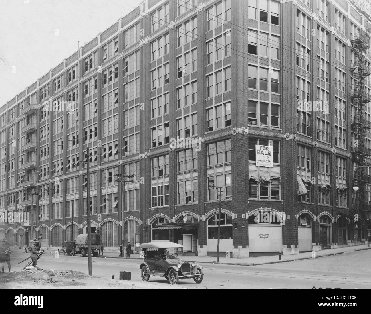 Exterior of Ford Automobile Building in Long Island New York, occupied