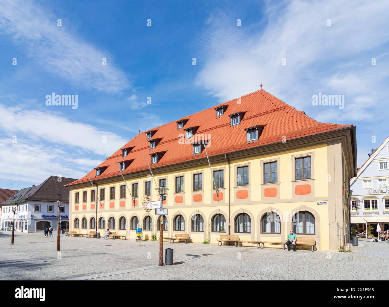 Town Hall Lichtenfels Oberfranken, Upper Franconia Bayern, Bavaria Germany Stock Photo