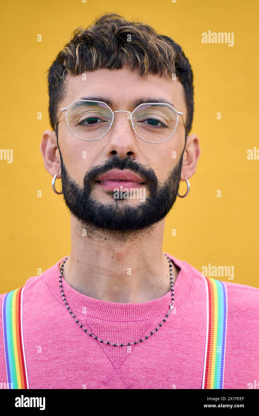 Serious isolated young man hi-res stock photography and images - Alamy